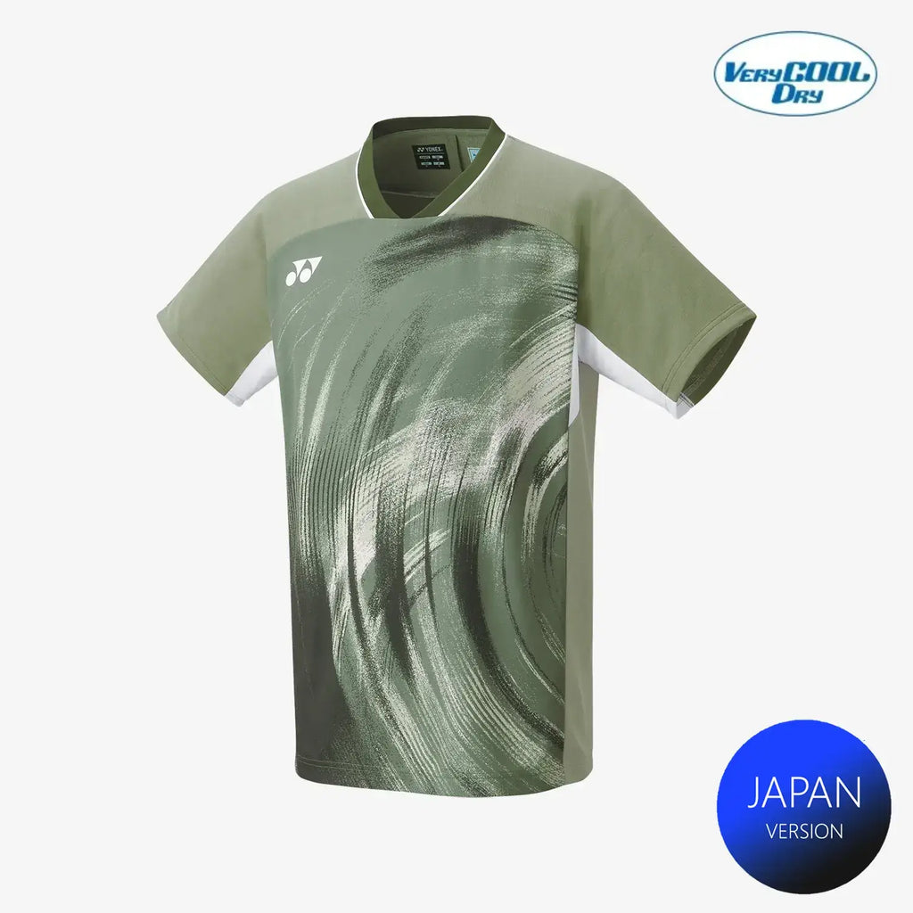 Yonex Men's Crew Neck Shirt 10568 (Light Olive) – Badminton Avenue Yonex Men's Crew Neck Shirt 10568 (Light Olive) – Badminton Avenue