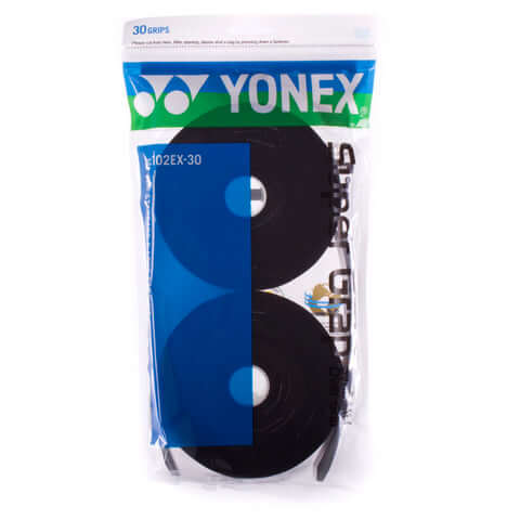 Yonex AC102 Super Grap Overgrip 30-Pk for Badminton & Tennis AC102-30WR