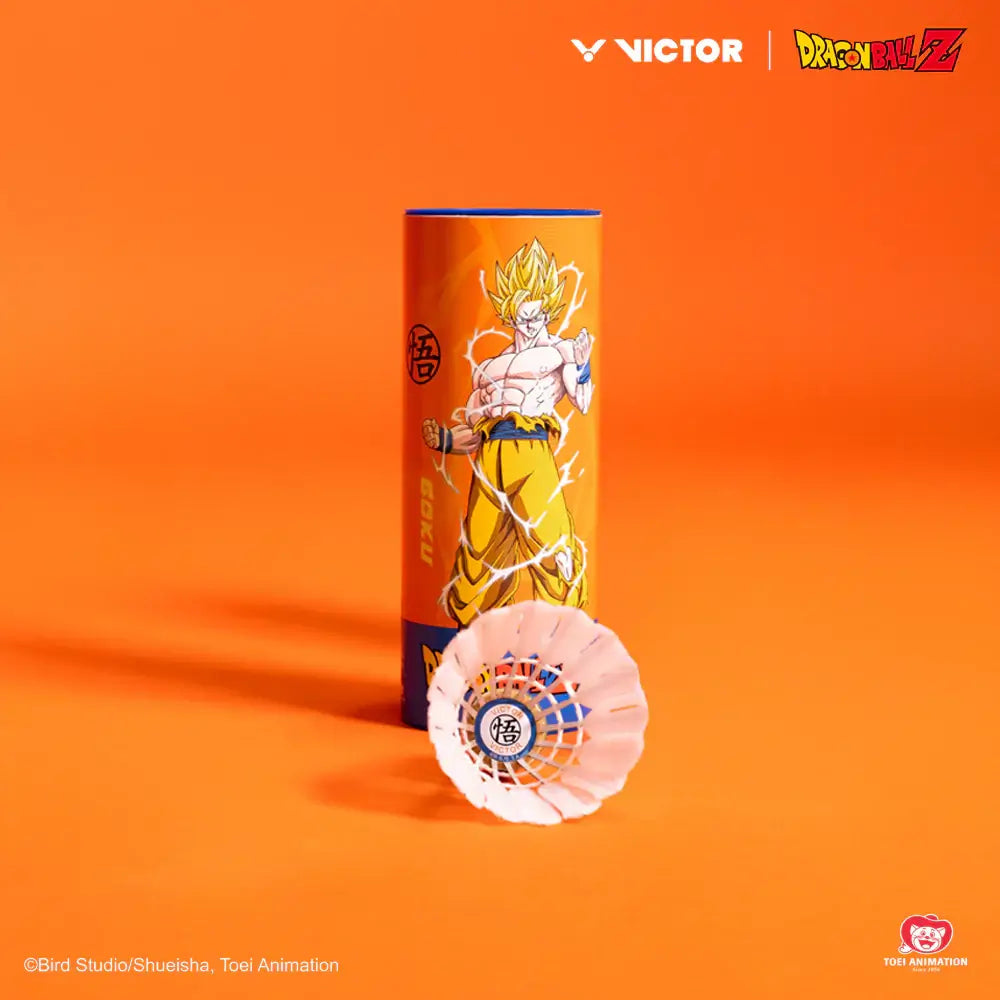 Victor x Dragon Ball Z Super Saiyan NCS Synthetic Shuttlecock NCS-DBZ-O (Persimmon Orange)
