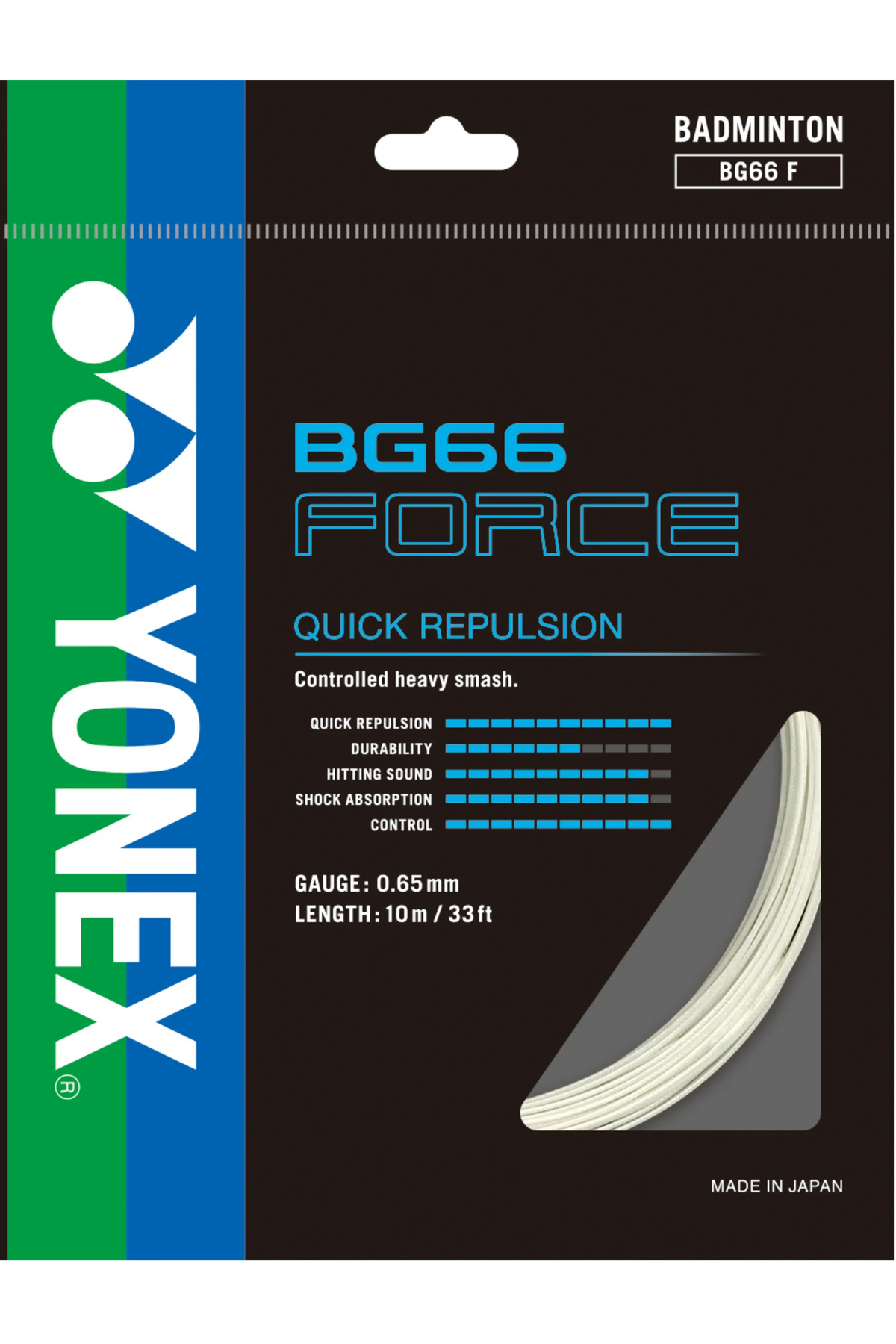 Yonex BG-66 Force Badminton String ABG66FW
