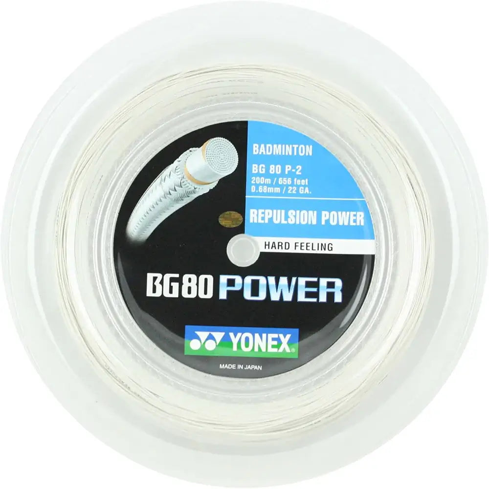 Yonex BG-80 Power Badminton String 200m Reel – Badminton Avenue
