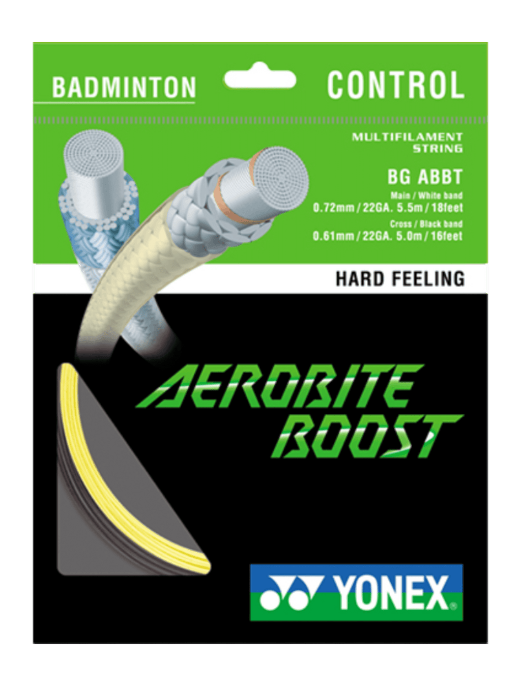 Yonex Aerobite Boost Badminton String - Maximum Control