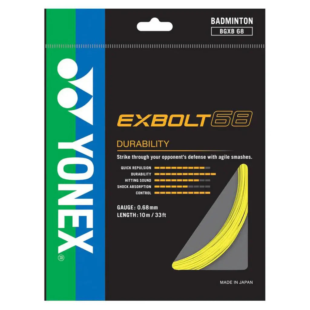 Yonex Exbolt 68 Badminton String ABGXB68Y