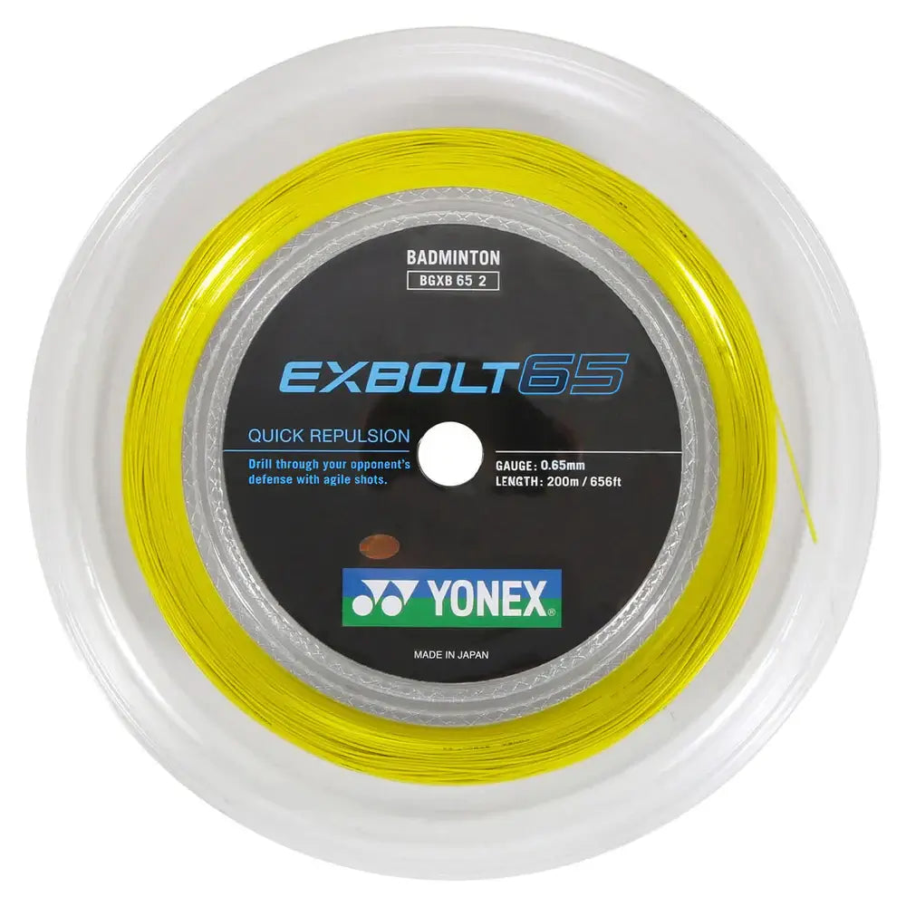 Yonex Exbolt 65 Badminton String - 200m Reel ABGXB65-2Y