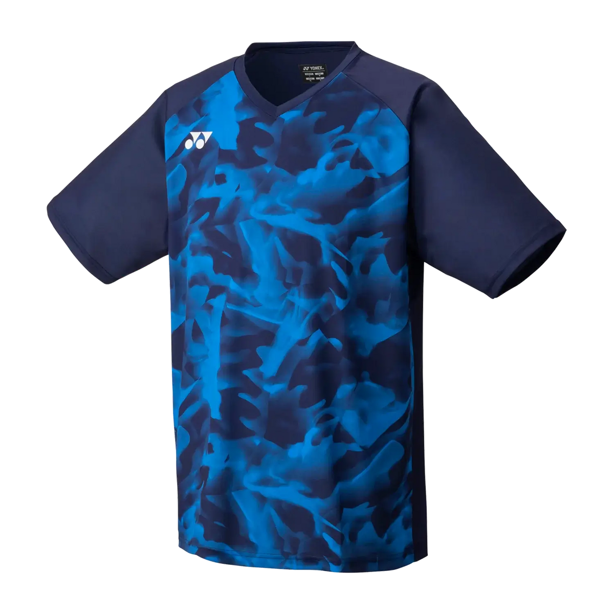 Yonex Men's Crew Badminton Shirt YM0033 - Navy Blue YM0033NBS