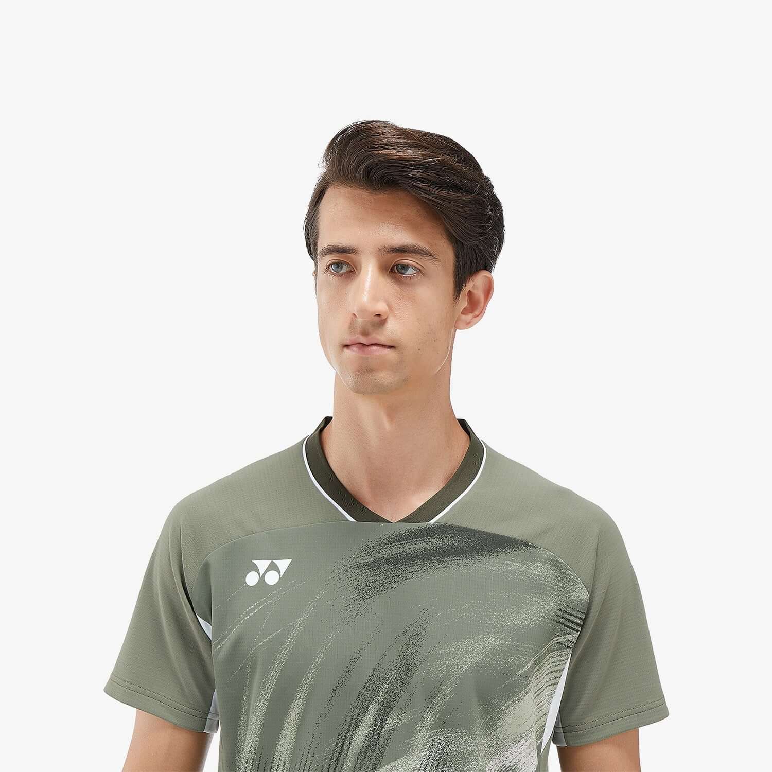 Yonex Men's Crew Neck Shirt 10568 (Light Olive) – Badminton Avenue