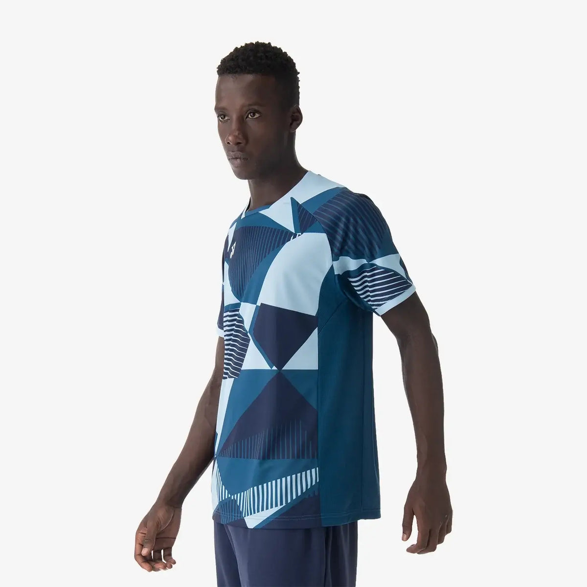 Yonex Men's Crew Neck Shirt 10635 (Ink Blue) – Badminton Avenue Yonex Men's Crew Neck Shirt 10635 (Ink Blue) – Badminton Avenue