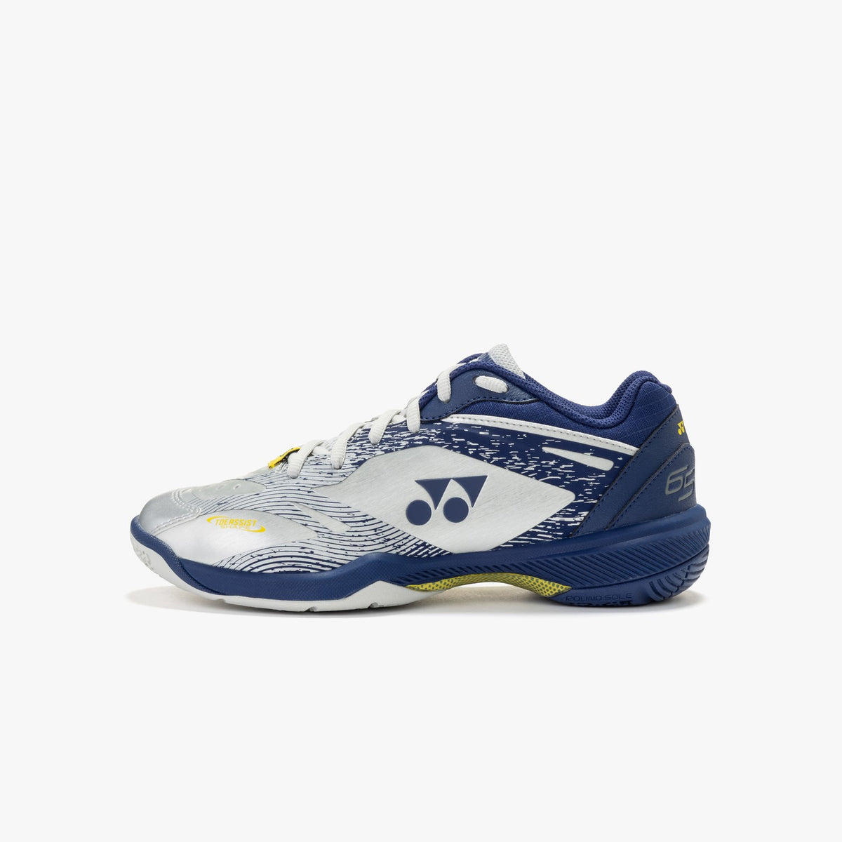 Yonex Power Cushion 65 Z4 VA Women's Badminton Shoes Silver/Navy - outer side