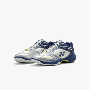 Yonex Power Cushion 65 Z4 VA Men's Badminton Shoes Silver/Navy - pair