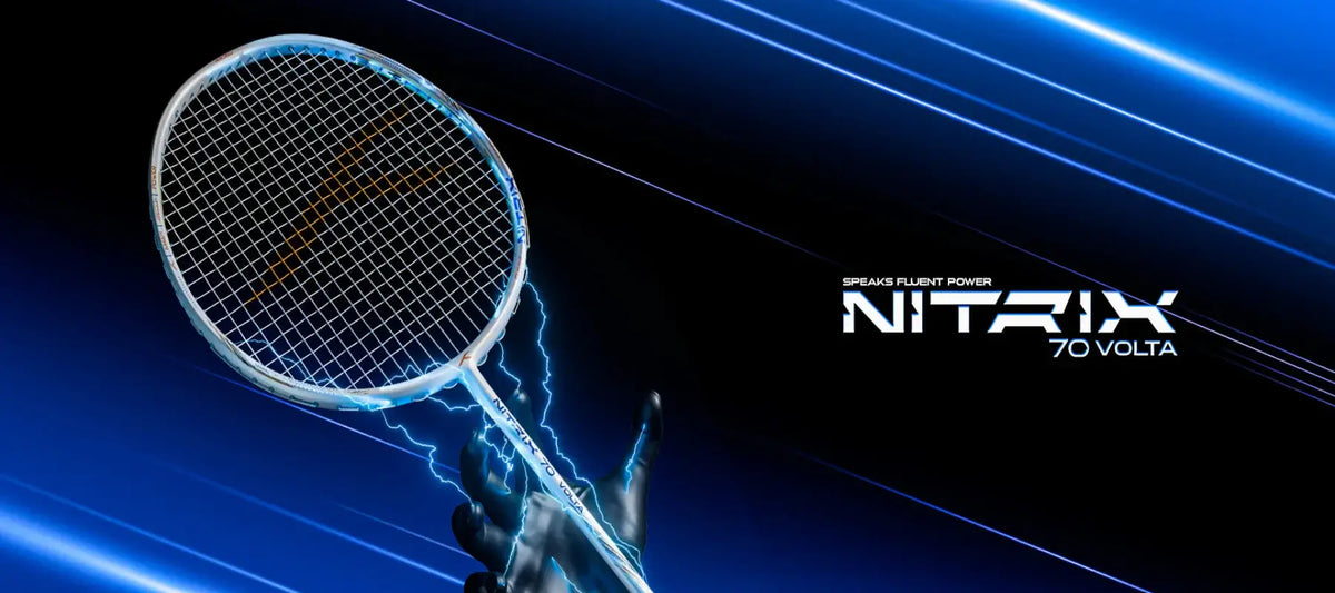 Nitrix Hundred Racket HUNDRED Nitrix 70 Volta Badminton Racket – Badminton Avenue