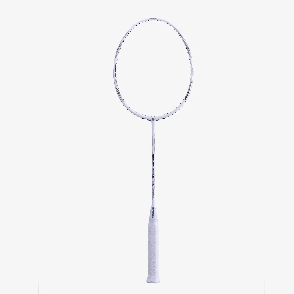 PROTECH PREDATOR WHITE 8 Badminton Racket - Max 35LBS PREDATOR WHITE 8