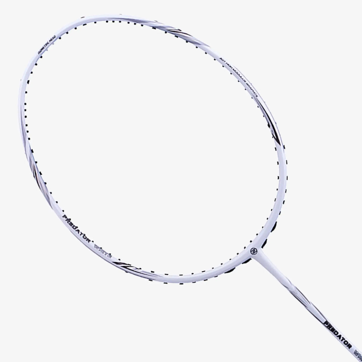 PROTECH PREDATOR WHITE 8 Badminton Racket - Max 35LBS PREDATOR WHITE 8