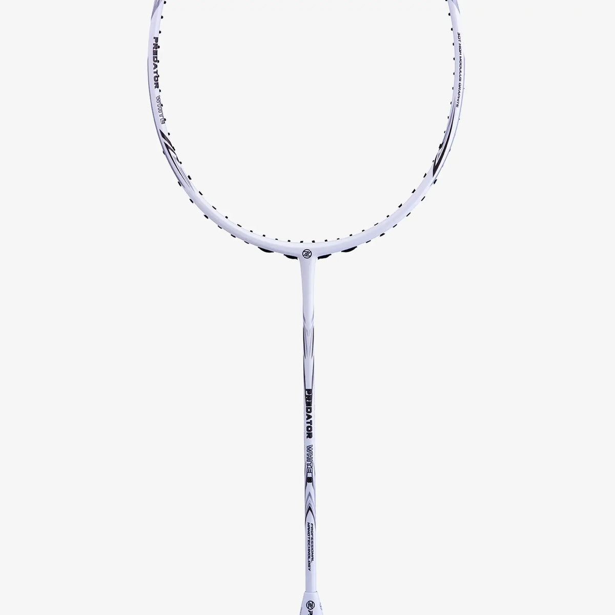 PROTECH PREDATOR WHITE 8 Badminton Racket - Max 35LBS PREDATOR WHITE 8