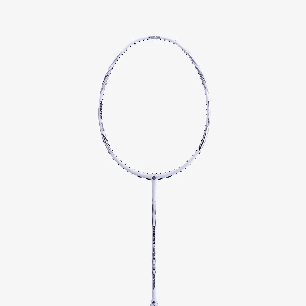 PROTECH PREDATOR WHITE 8 Badminton Racket - Max 35LBS PREDATOR WHITE 8