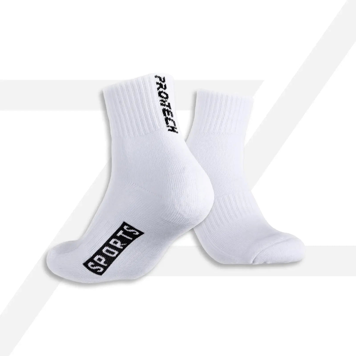 PROTECH Cotton Quarter Sport Socks - QS1001 SOCKS QUARTER QS1001BL
