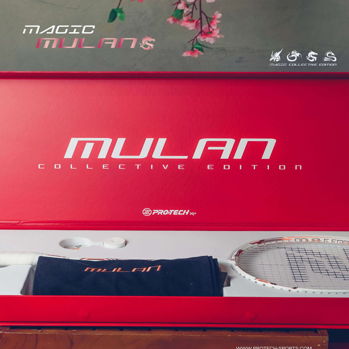 PROTECH "Mulan" Dragon Magic Badminton Racquet RAC MAGIC MULAN