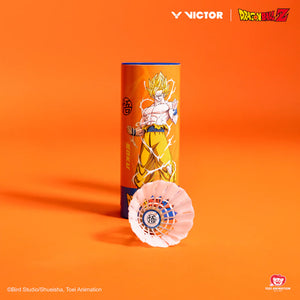 Victor x Dragon Ball Z Super Saiyan NCS Synthetic Shuttlecock NCS-DBZ-O (Persimmon Orange)
