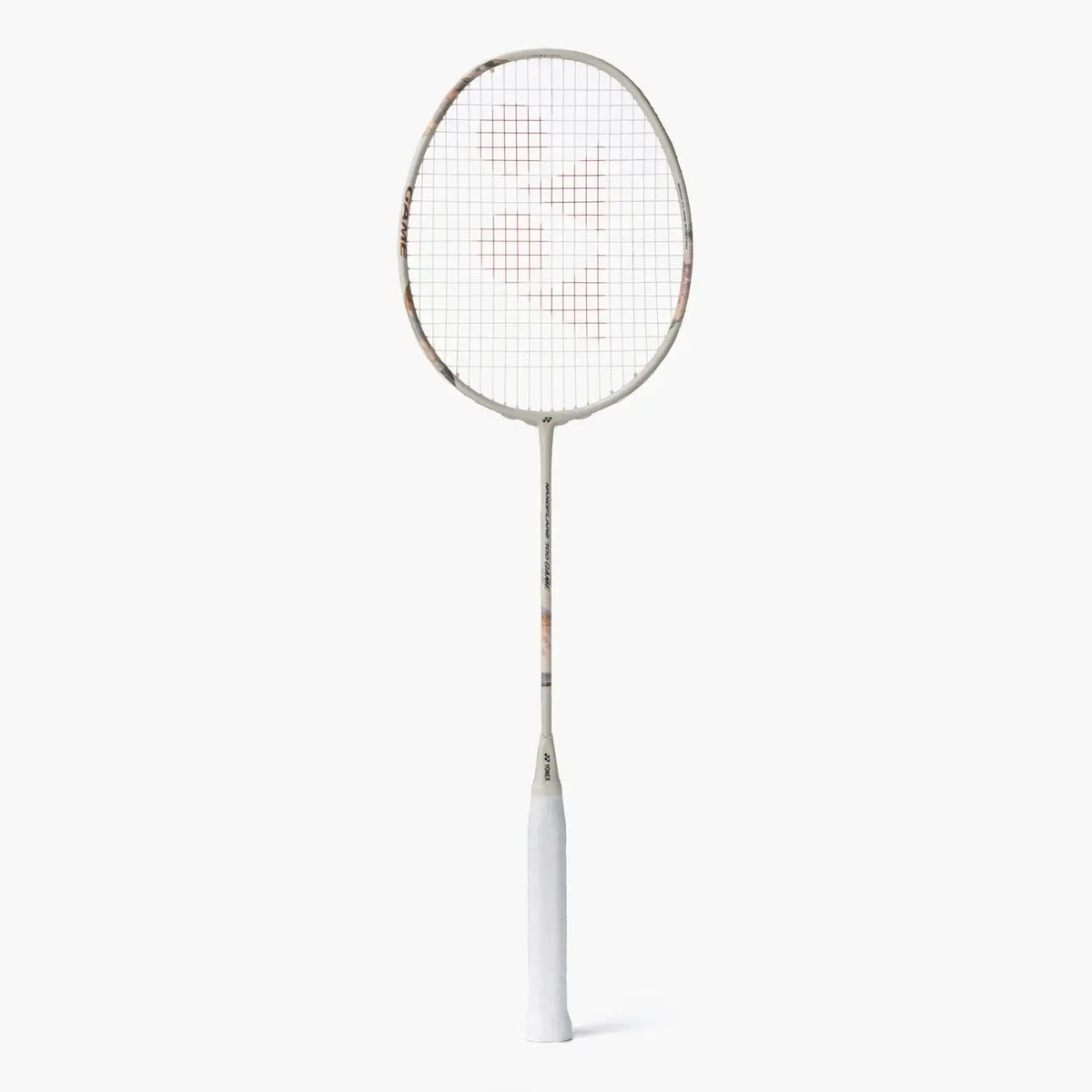 Yonex Nanoflare 700 Game Badminton Racket 2026 Light Beige displayed vertically on a white background.