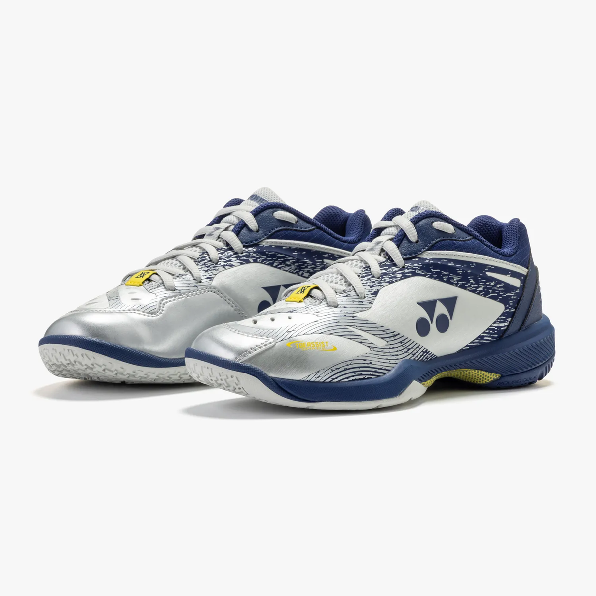 Yonex Power Cushion 65 Z4 VA Women's Badminton Shoes Silver/Navy - pair