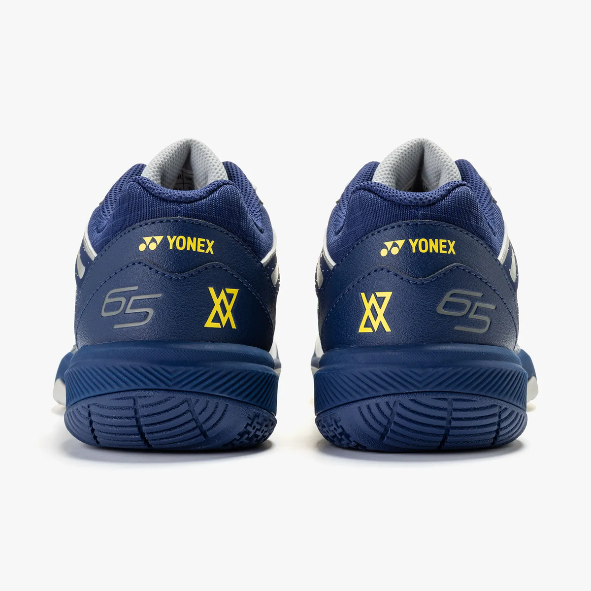 Yonex Power Cushion 65 Z4 VA Men's Badminton Shoes Silver/Navy - back