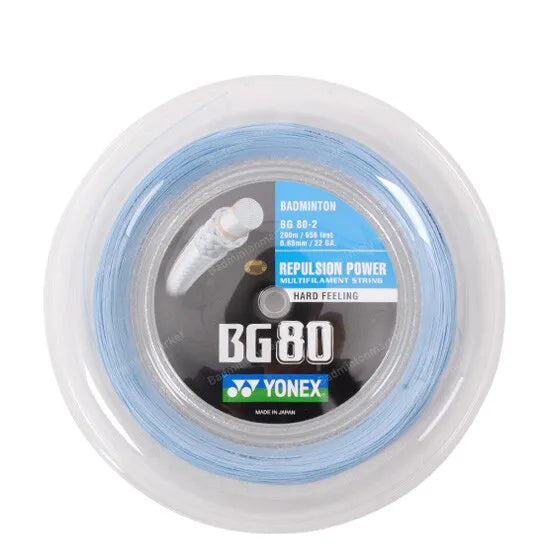 Yonex BG-80 Badminton String [200m Reel] ABG80-2SB