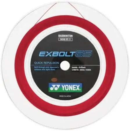 Yonex Exbolt 65 Badminton String - 200m Reel – Badminton Avenue