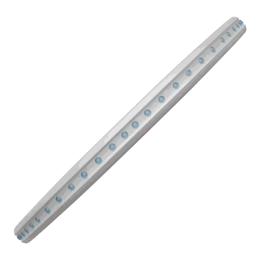 HUNDRED Nitrix 70 Volta Pro badminton racket in silver with pale blue grommets and a slim aerodynamic frame