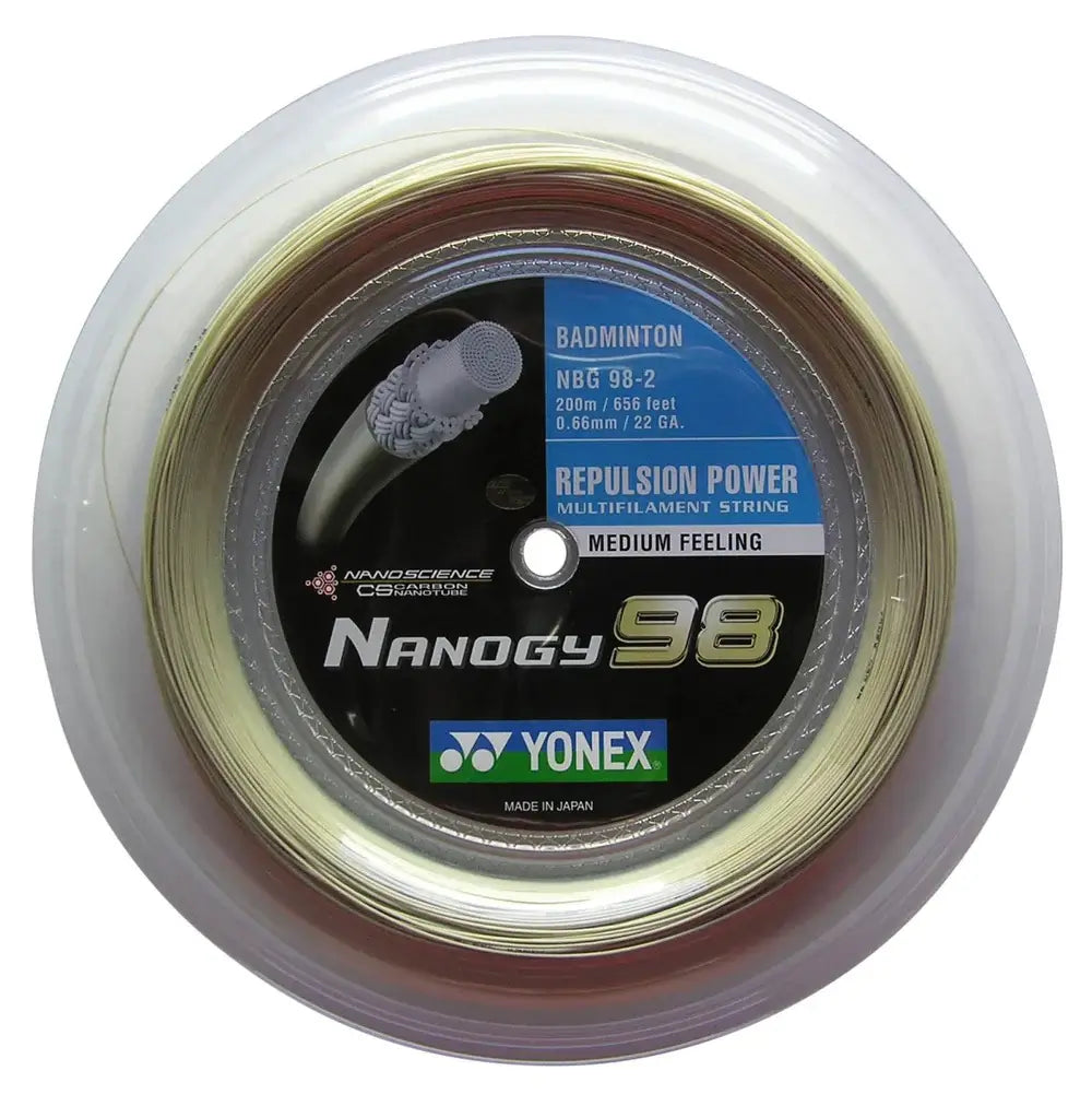 Yonex Nanogy 98 Badminton String [200m Reel] NBG98-2