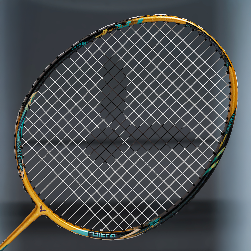 Victor Thruster F C Ultra X badminton racket, Fortuna Gold