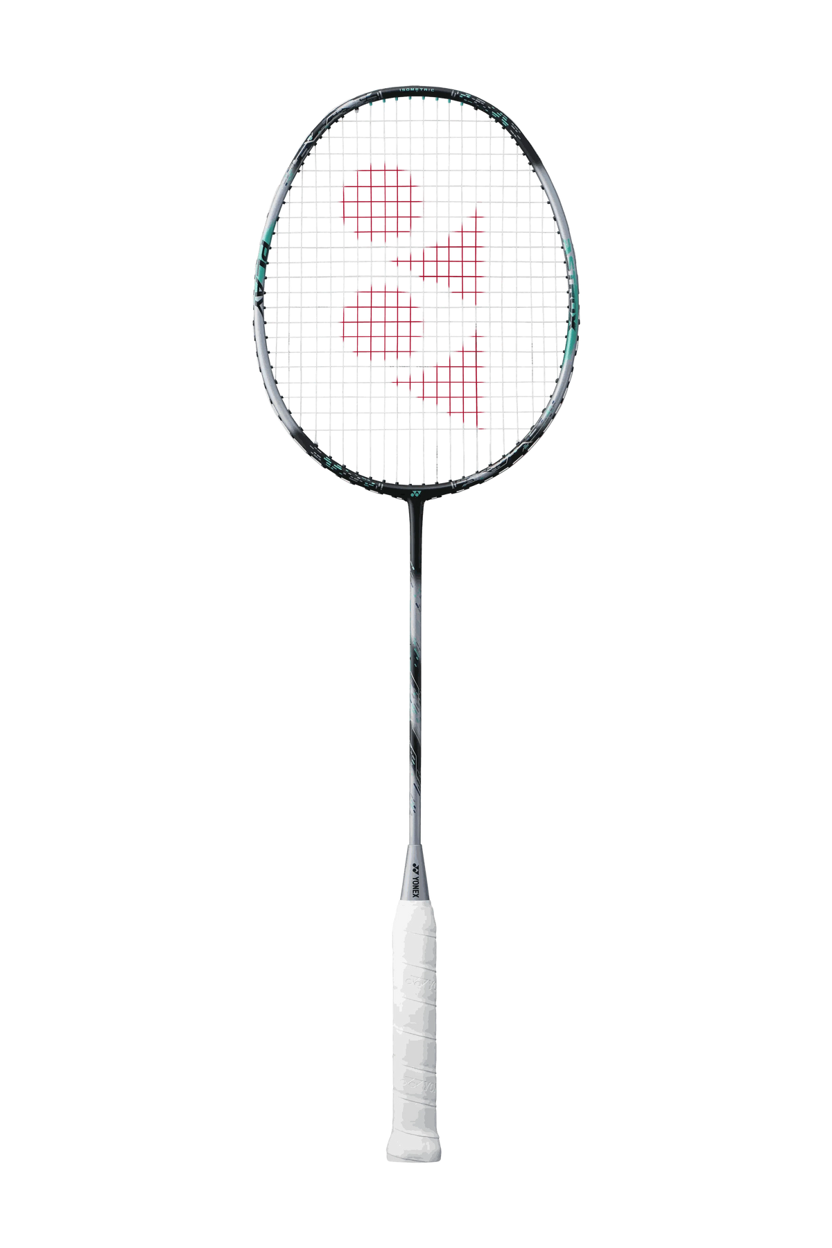 Yonex Astrox 88 Play badminton racket with a black and silver frame, white strings, red logo and white grip