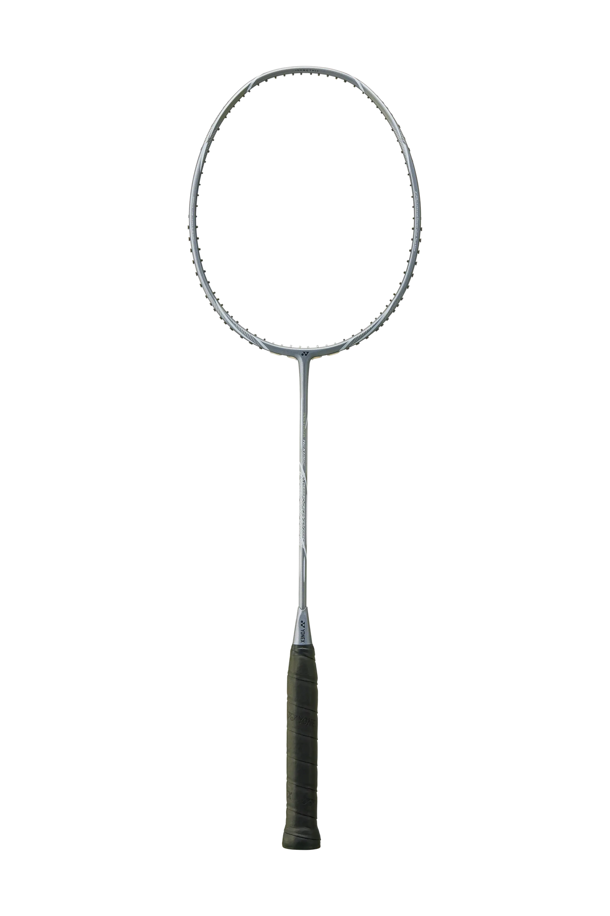 Yonex Astrox Nextage Badminton Racket with a dark olive grip, slim silver shaft and oval strung head