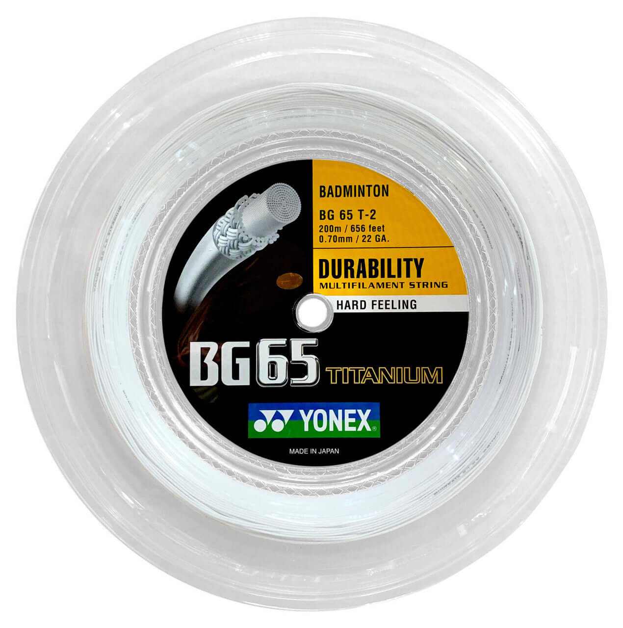 Yonex BG-65 TI Badminton String 200m - High Performance