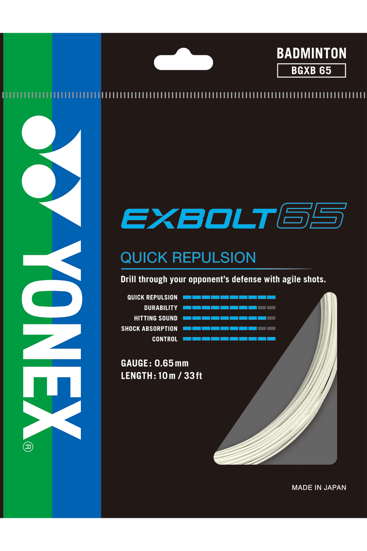 Yonex Exbolt 65 Badminton String